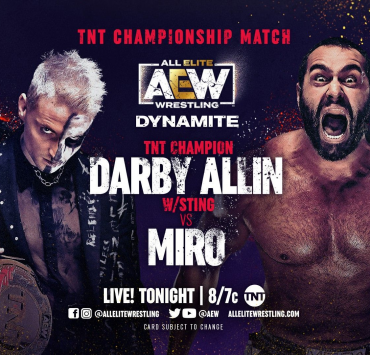 Darby Allin vs Miro Main Event graphic