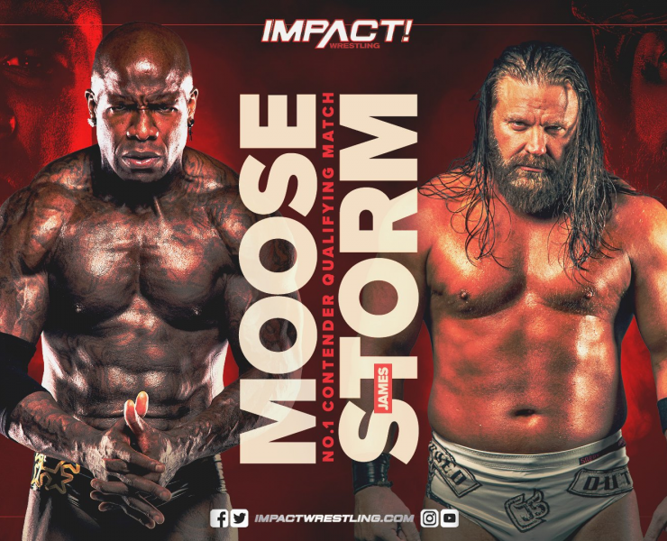 Moose vs James Storm Match Graphic
