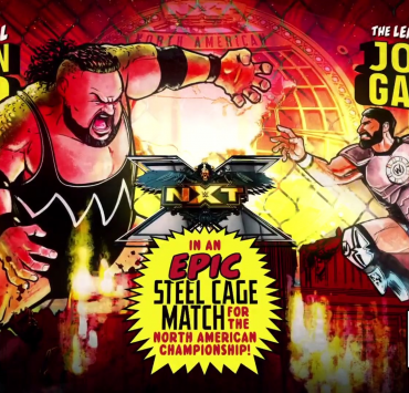 Bronson Reed vs Johnny Gargano main event graphic