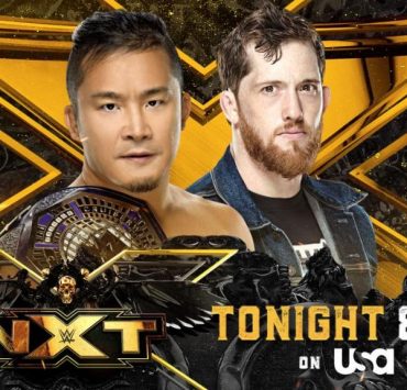 KUSHIDA vs O'Reilly WWE NXT main event graphic