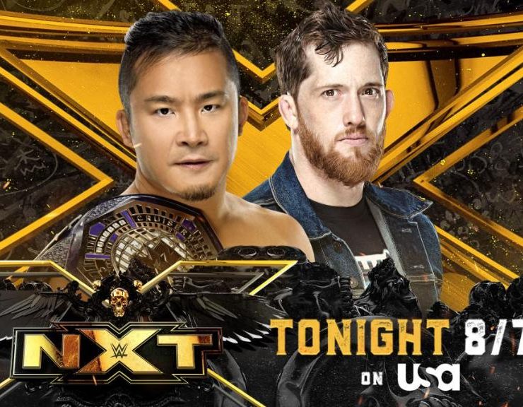 KUSHIDA vs O'Reilly WWE NXT main event graphic