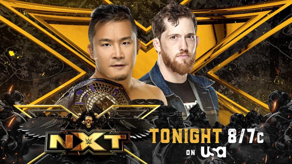 KUSHIDA vs O'Reilly WWE NXT main event graphic