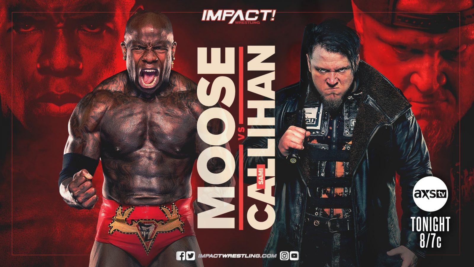 Moose vs Sami Callihan Main Event Graphic