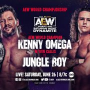 Kenny Omega vs Jungle Boy AEW Dynamite main event graphic