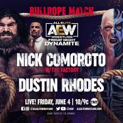 Dustin Rhodes vs Nick Comoroto Main Event Graphic