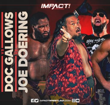 Doering, Mack, Gallows, and Bahh IMPACT main event graphic