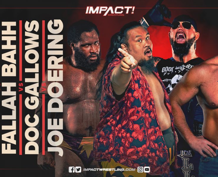 Doering, Mack, Gallows, and Bahh IMPACT main event graphic