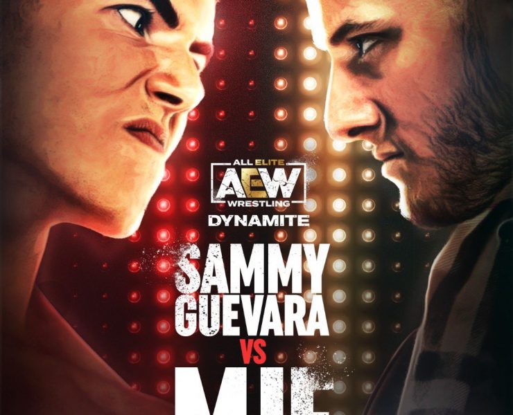 Sammy Guevara vs MJF AEW Dynamite main event graphic