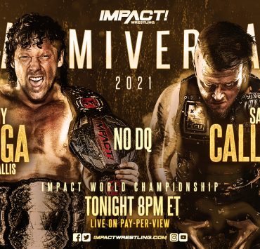 Kenny Omega vs Sami Callihan Slammiversary Main Event graphic