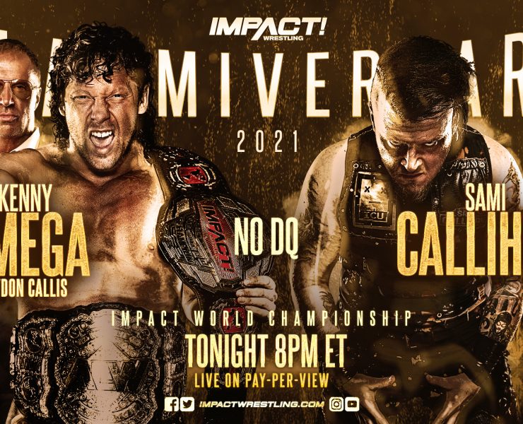 Kenny Omega vs Sami Callihan Slammiversary Main Event graphic