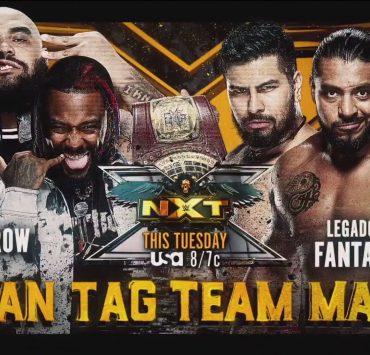 Hit Row vs Legado de Fantasma main event graphic