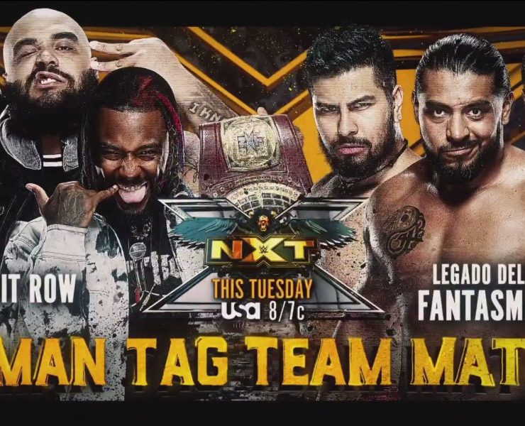Hit Row vs Legado de Fantasma main event graphic