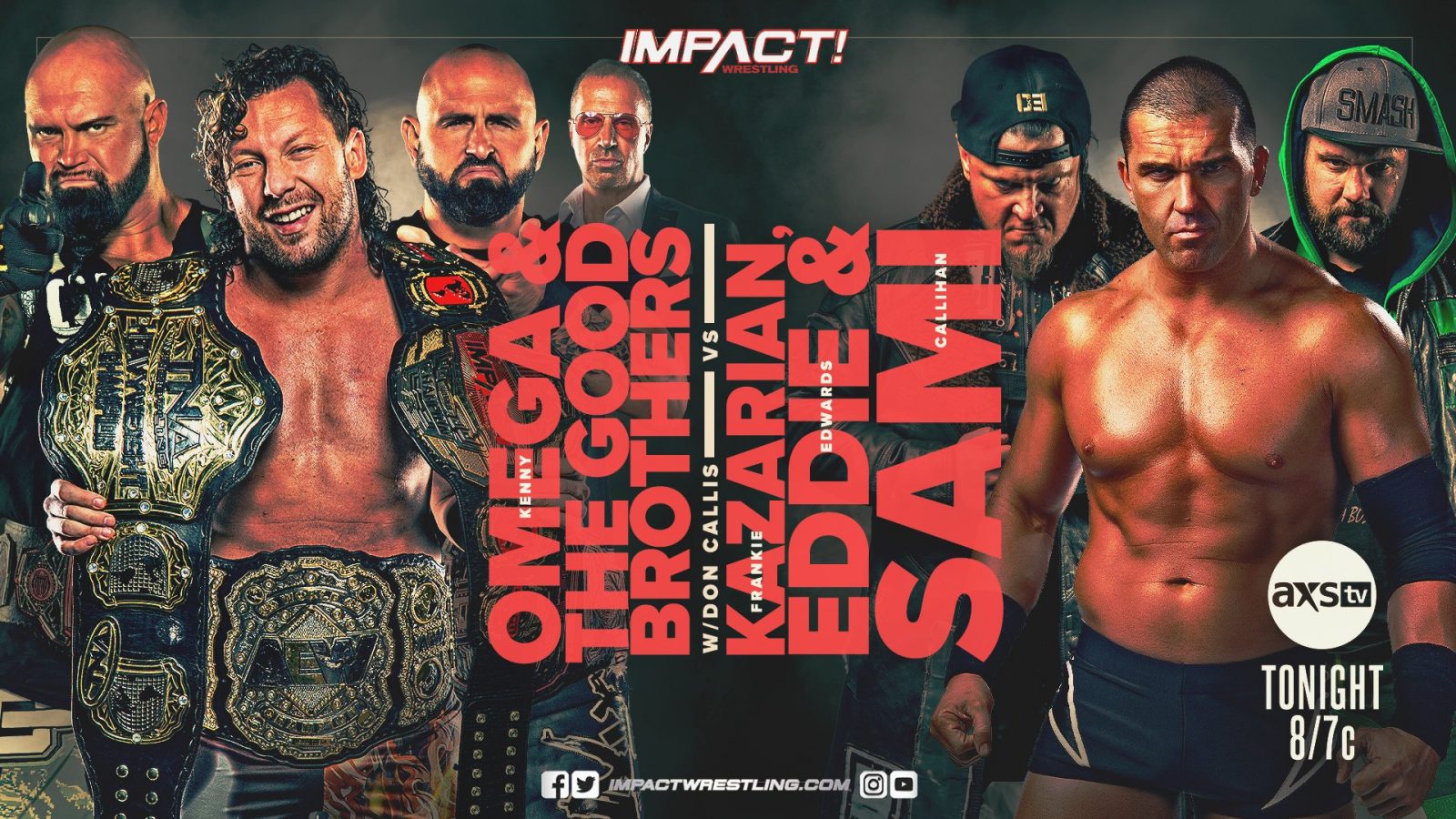 Six Man Impact Main Event Graphic