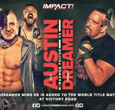 Ace Austin vs Tommy Dreamer main event graphic