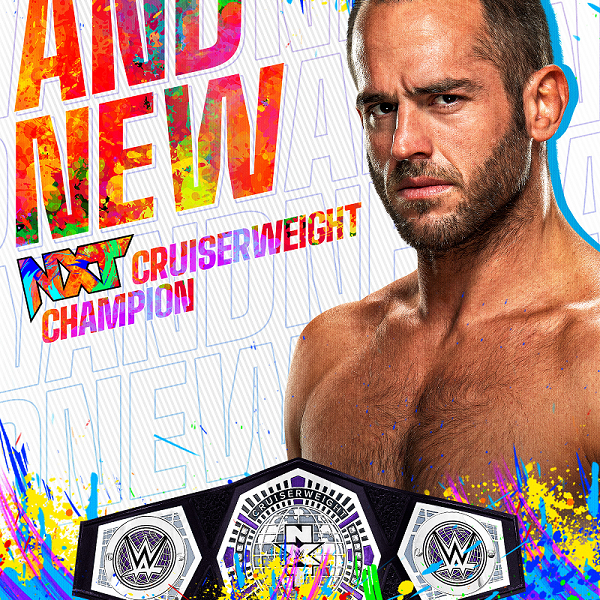 Roderick Strong Wins the NXT Cruiserweight Championship