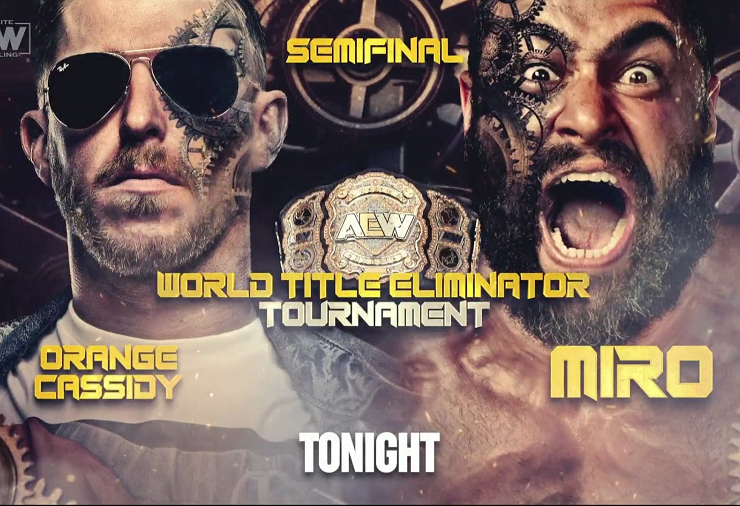 Miro vs Orange Cassidy main event graphic