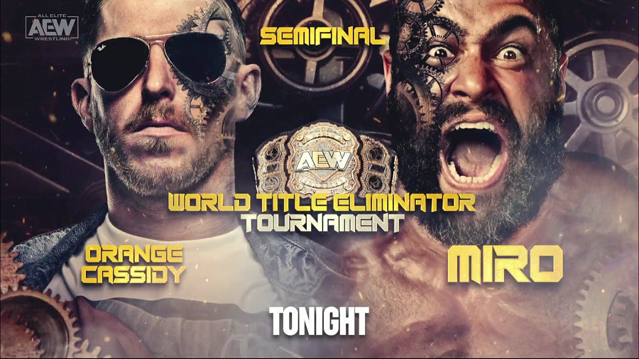 Miro vs Orange Cassidy main event graphic