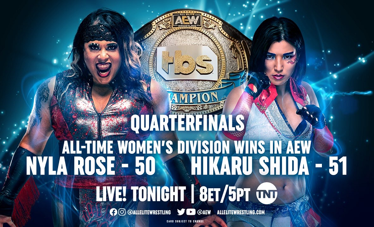 Nyla Rose vs Hikura Shida graphic