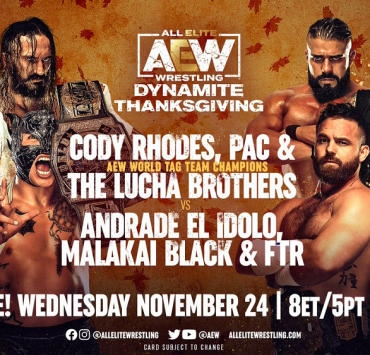 8 Man Tag Team Match Main Event graphic