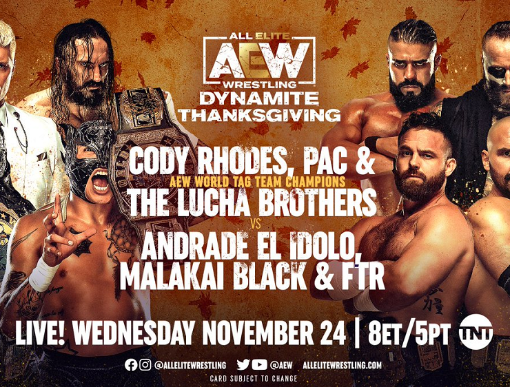 8 Man Tag Team Match Main Event graphic