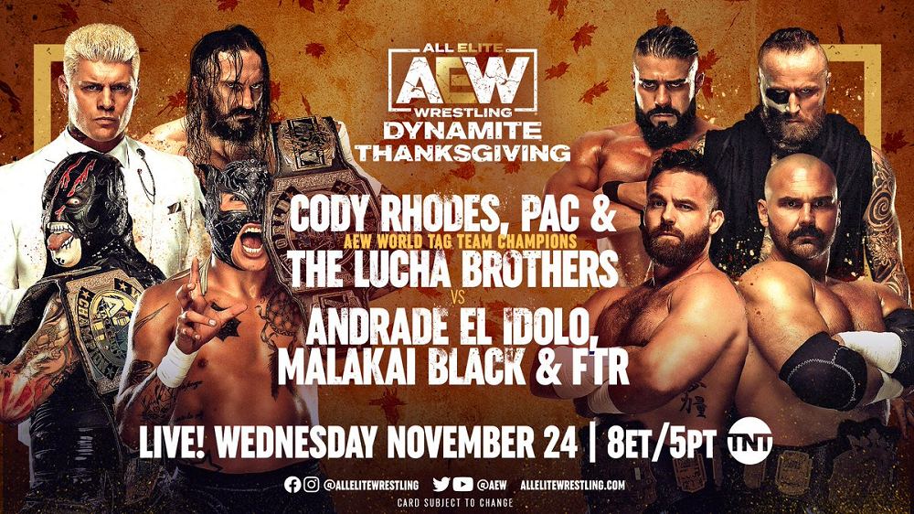 8 Man Tag Team Match Main Event graphic