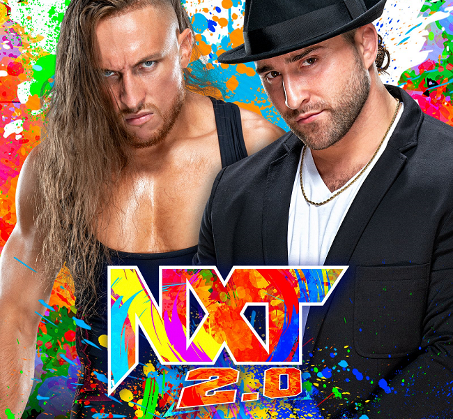 Pete Dunne vs Tony D'Angelo main event graphic