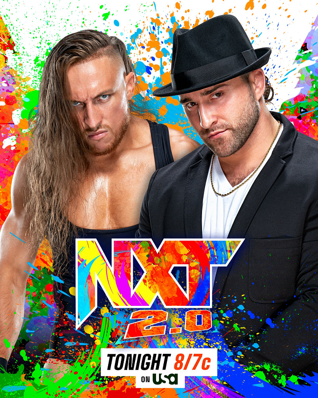 Pete Dunne vs Tony D'Angelo main event graphic
