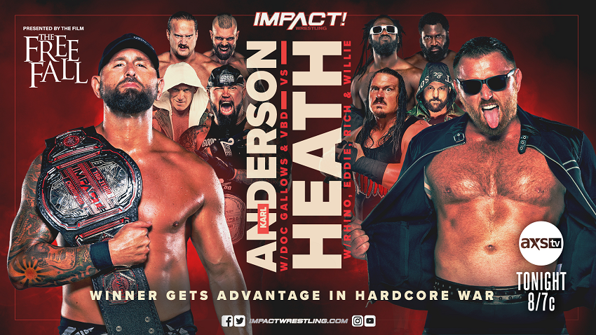 Karl Anderson vs Heath main event graphic