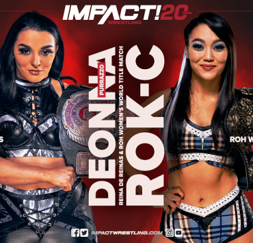 Deonna Purrazzo vs Rok-C main event graphic