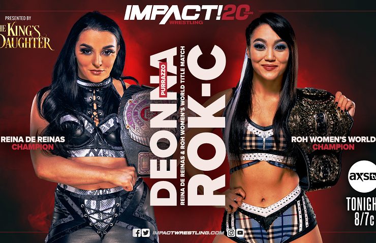 Deonna Purrazzo vs Rok-C main event graphic
