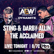 Graphic for Sting and Darby Allin vs The Acclaimed