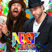 Main event graphic for Grimes vs DAngelo