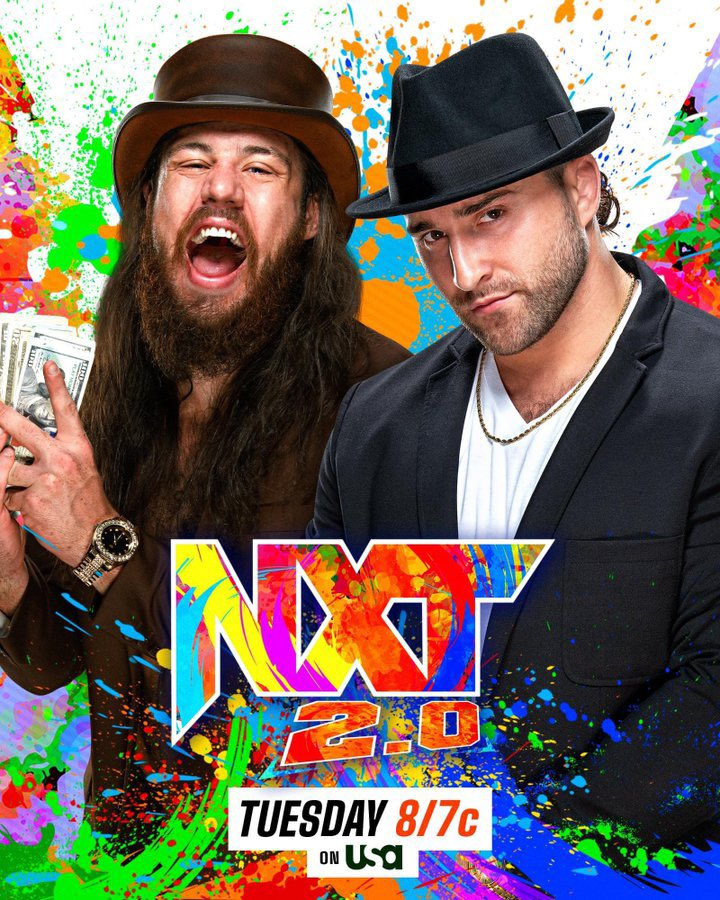 Main event graphic for Grimes vs DAngelo