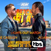 Main event graphic for AEW Dynamite