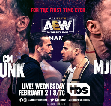 AEW Dynamite main event graphic: MJF vs CM Punk