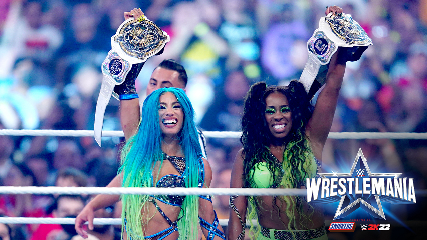 Black women, Sasha Banks and Naomi win tag team championships