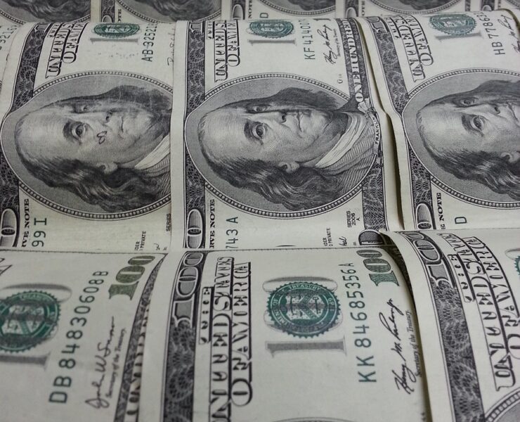 An stock image of $100 bills.