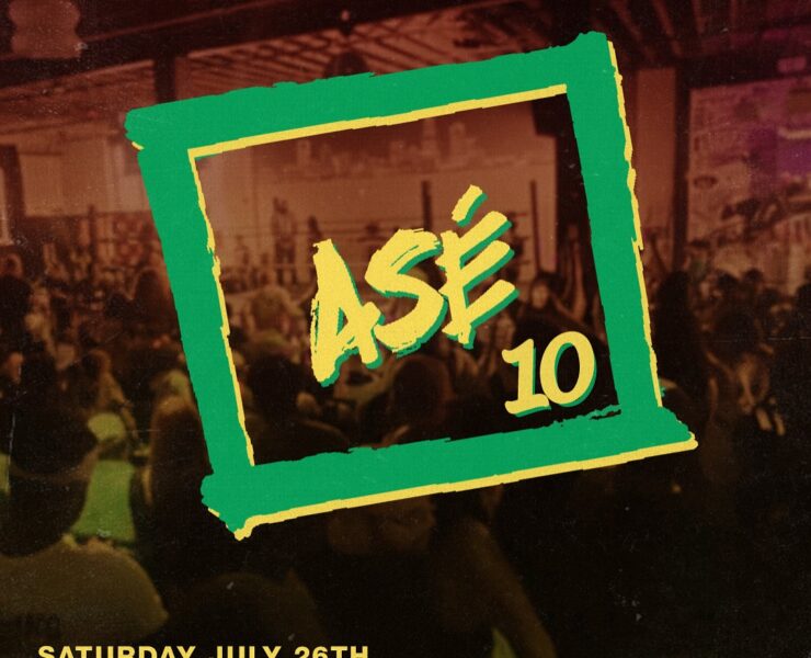 A social media graphic for ASÉ Wrestling 10