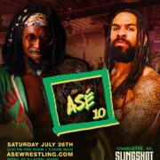 An ASÉ Wrestling graphic for Suge D vs Kaun for the Pan-Afrikan World Championship