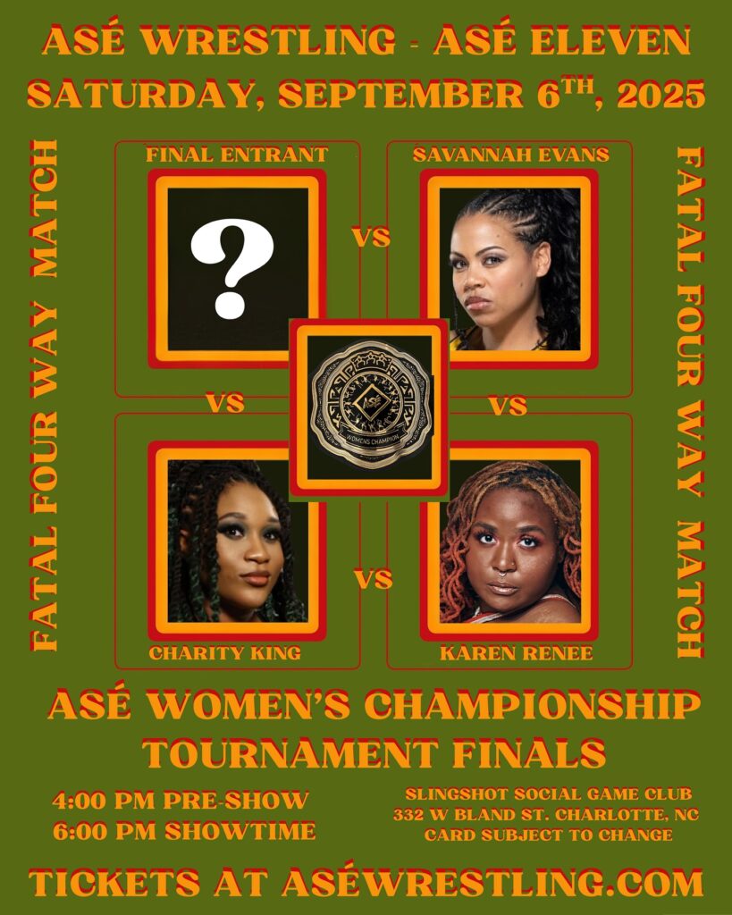 An ASÉ Wrestling graphic for the ASÉ Women's Championship