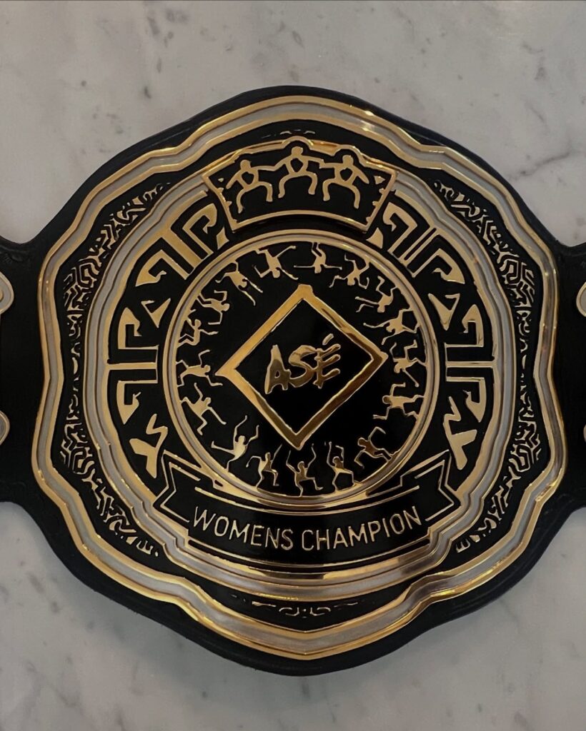 An image of ASÉ Wrestling Women Championship